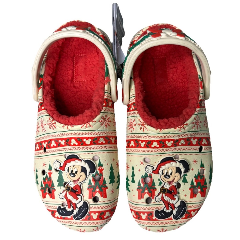 2025‎ Disney Parks Disneyland Christmas Crocs Santa Mickey M-5/W-7 BNWT